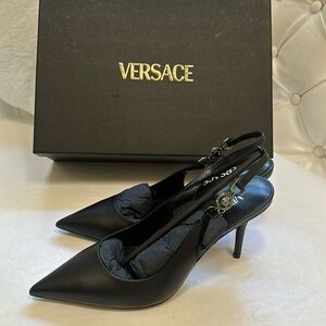 VERSACE MEDUSA '95 SLINGBACK PUMPS